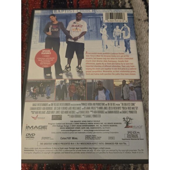 The Greatest Song DVD 2009 - Picture 2 of 2